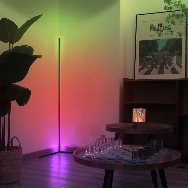 Ambient Modern Corner LED Floor Lamp