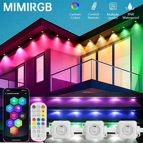 Permanent Outdoor LED Eaves Lights