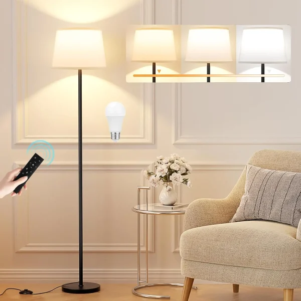 Adjustable Brightness Floor Lamp Remote Control