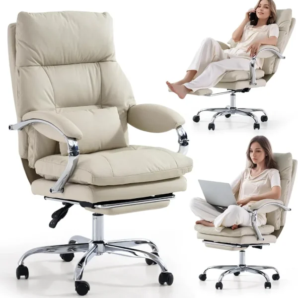Ergonomic Office/Gaming Chair Footrest