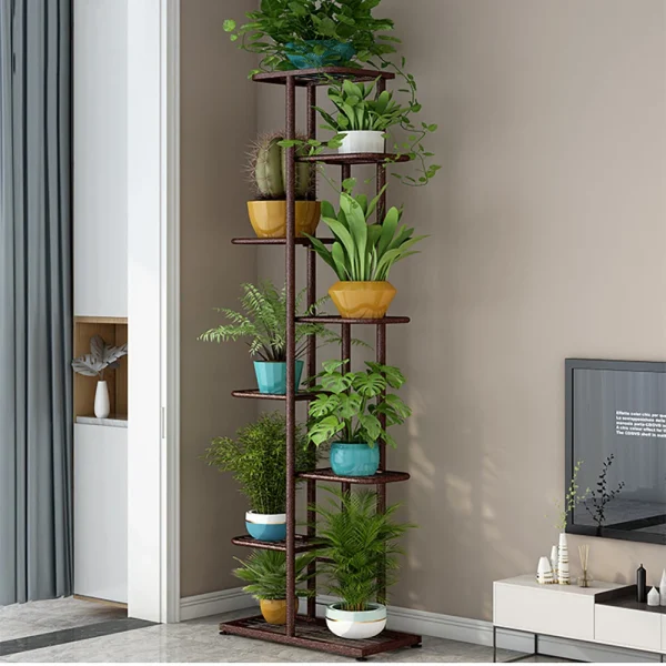 Metal Tiered Plant Stand Indoor Outdoor