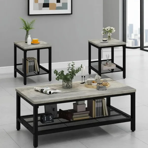 3-Piece Coffee Table Set
