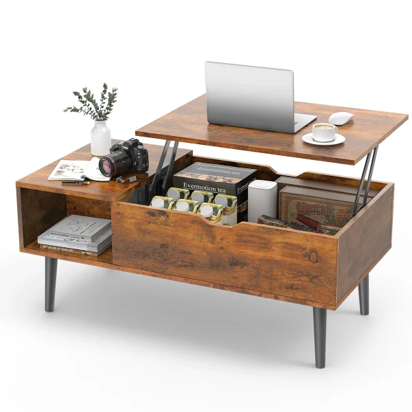 Lift Top Wood Coffee Table