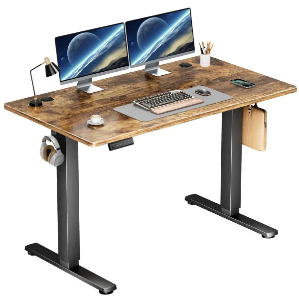 Adjustable Stand/Sit Computer Workstation