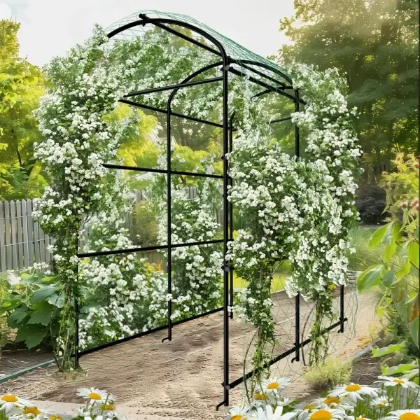 Tall Metal Garden Plant Trellis Support